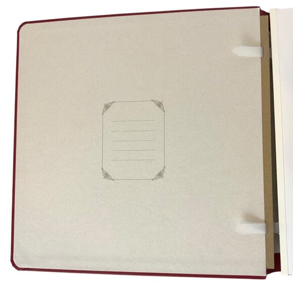 Creative Memories 12x12 Red Scrapbook Album With Blank & School Themed Pages - Picture 4 of 8